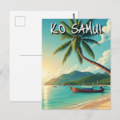 Ko Samui Thailand Postkarte (Vorne/Hinten)