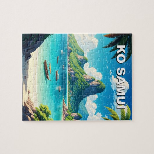 Ko Samui Thailand Puzzle (Horizontal)