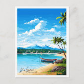 Ko Samui Thailand Reise Vintage Illustration Postkarte (Vorderseite)