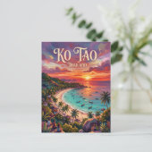 Ko Tao Thailand Postkarte (Stehend Vorderseite)