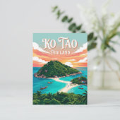 Ko Tao Thailand Postkarte (Stehend Vorderseite)