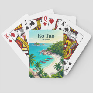 Ko Tao Thailand Spielkarten