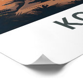 Ko Tao Thailand Travel Print Poster (Ecke)