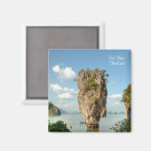 Ko Tapu Insel in Thailand Magnet (Vorderseite/Rückseite)