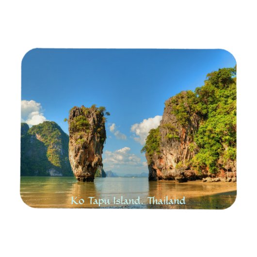 Ko Tapu Insel in Thailand Magnet (Horizontal)