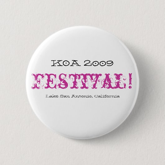 KOA 2009 Knopf Button (Vorderseite)