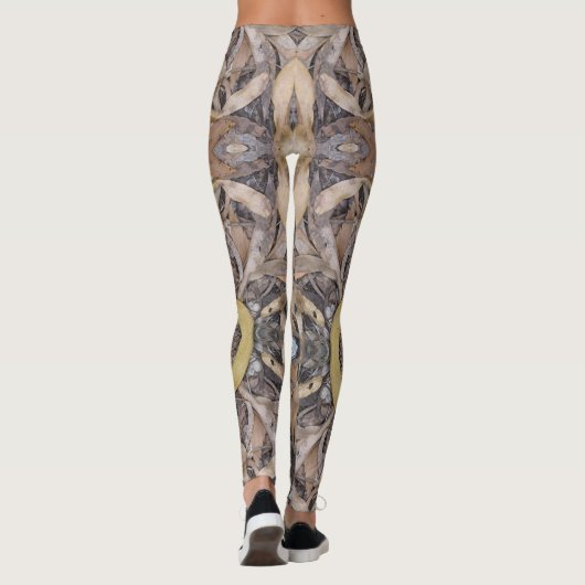Koa Blatt-Sänfte-Leggings Leggings (Rückseite)