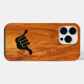 Koa-Holz iPhone Hülle (Rückseite (Horizontal))