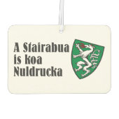 Koa Nuldrucka Steiermark Österreich Wappen Autolufterfrischer (Rückseite)