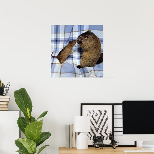 Koa und Caleb Poster (Heimbüro)