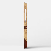 Koa Wood Surfboard Case-Mate iPhone Hülle (Rückseite / Links)