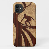 Koa Wood Surfer Surfboard iPhone 5 Hüllen (Rückseite)