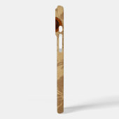 Koa Wood Tiki Sun Imitate HolzSurfboard Case-Mate iPhone Hülle (Rückseite / Links)