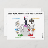 Koaching-Karte "Konfliktprofil" Postkarte (Vorne/Hinten)