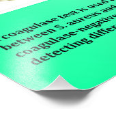 Koagulase Fotodruck (Ecke)