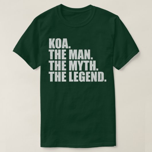 KoaKoa Name Koa T-Shirt (Design vorne)