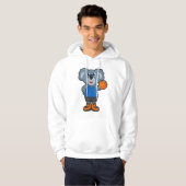 Koala als Basketballspieler mit Basketball Hoodie (Vorne ganz)