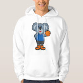 Koala als Basketballspieler mit Basketball Hoodie (Vorderseite)