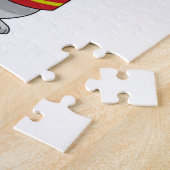 Koala als Feuerwehrmann mit Helmet Puzzle (Seite)