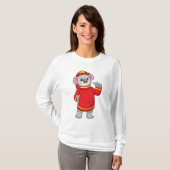 Koala als Feuerwehrmann mit Helmet T-Shirt (Vorne ganz)