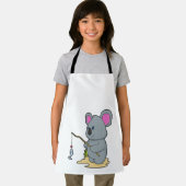 Koala als Fisher mit Angelstab und Fisch Schürze (Insitu)