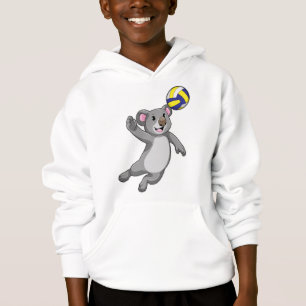 Koala als Volleyballspieler mit Volleyball Hoodie