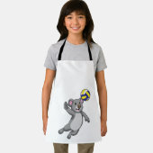 Koala als Volleyballspieler mit Volleyball Schürze (Insitu)