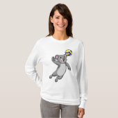 Koala als Volleyballspieler mit Volleyball T-Shirt (Vorne ganz)