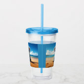 Koala am Sandstrand Acryltrinkbecher (Rechts)