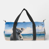 Koala am Sandstrand Duffle Bag (Vorderseite)