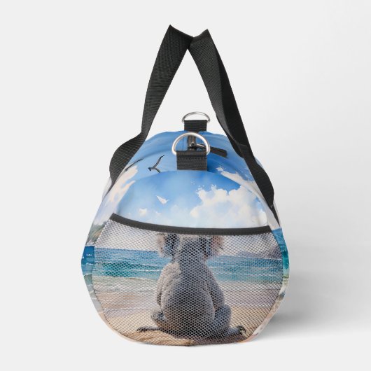 Koala am Sandstrand Duffle Bag (Rechts)