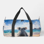 Koala am Sandstrand Duffle Bag (Rückseite)
