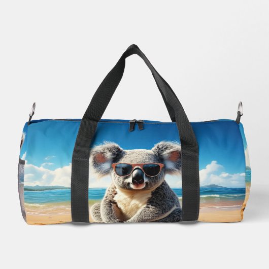 Koala am Sandstrand Duffle Bag (Rückseite)
