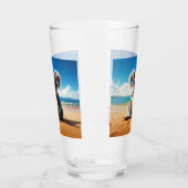 Koala am Sandstrand Glas (Links)