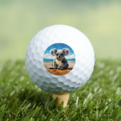 Koala am Sandstrand Golfball (Insitu T-Shirt)