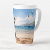 Koala am Sandstrand Milchtasse (Rechte Ecke)