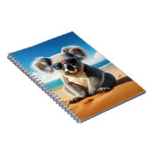 Koala am Sandstrand Notizblock (Rechte Seite)