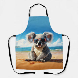 Koala am Sandstrand Schürze