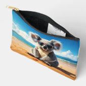 Koala am Sandstrand Zubehörtasche (Offen)