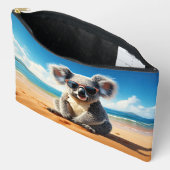 Koala am Sandstrand Zubehörtasche (Offen)