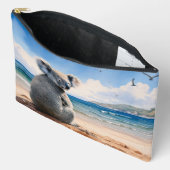Koala am Sandstrand Zubehörtasche (Offen)