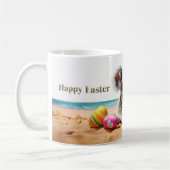 Koala am Strand mit Ostereiern Happy Oaster Kaffeetasse (Links)
