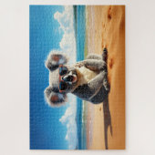Koala an einem sandigen Strand Puzzle (Vertikal)