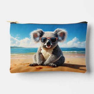 Koala an einem sandigen Strand Zubehörtasche