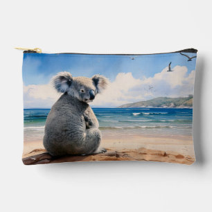 Koala an einem sandigen Strand Zubehörtasche