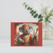 Koala Ancient China Postkarte (Stehend Vorderseite)