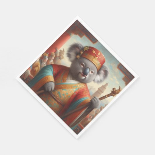 Koala Ancient China Serviette (Ecke)