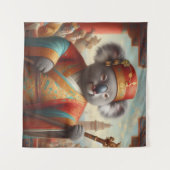 Koala Ancient China Wandteppich (Vorderseite (Horizontal))