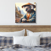 Koala Ancient Japan Leinwanddruck (Insitu (Schlafzimmer))