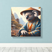 Koala Ancient Japan Leinwanddruck (Insitu (Holzboden))